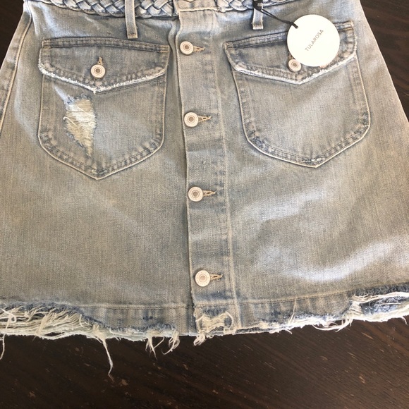 TULAROSA MINI SKIRT SIZE 28 - Picture 5 of 14